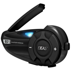 EJEAS Q2 Full Duplex pour 2 interlocuteurs 800m 20h Intercom pour moto