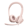 Logitech H390 Rose USB-A Arceau avec micro Casque