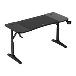 Huzaro Hero 3.6 Acier et MDF Sans RGB 140×60cm gestion des câbles hauteur réglable Bureau gaming