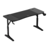Huzaro Hero 3.6 Acier et MDF Sans RGB 140×60cm gestion des câbles hauteur réglable Bureau gaming