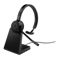 Jabra Evolve 65 TE Mono avec base de charge Arceau avec micro Casque