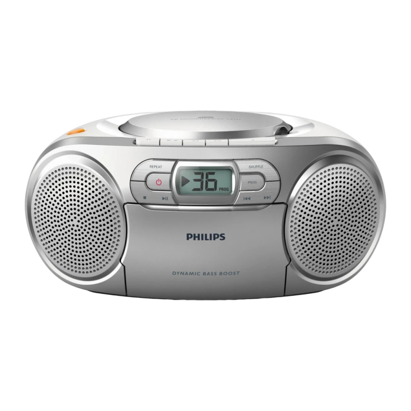 Philips AZ127/12 FM Secteur ou piles LR14 Entrée 3,5mm LCD Radiocassette