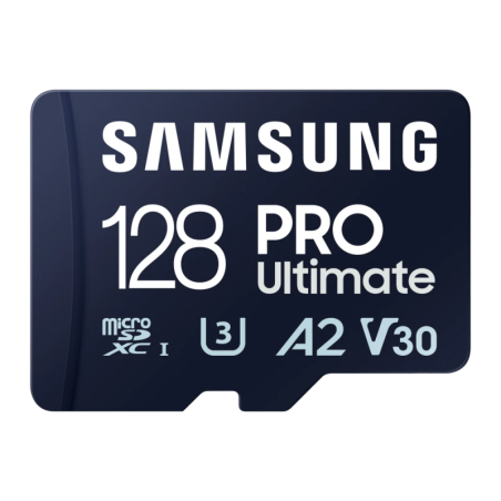 Samsung Pro Ultimate 128GB 200MB/s V30 U3 A2 Carte microSD