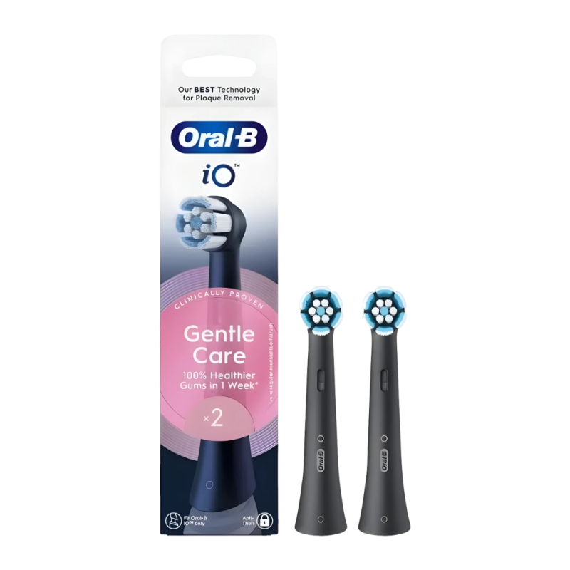 Têtes de remplacement Oral-B iO Gentle Care Pack 2 Microvibrations iO