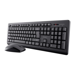 Trust Primo Wireless Deskset à membrane Clavier et souris sans fil