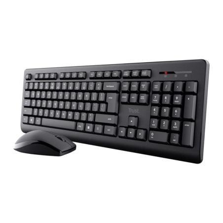 Trust Primo Wireless Deskset à membrane Clavier et souris sans fil
