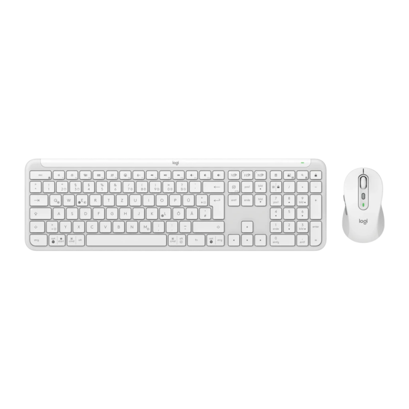 Logitech Signature Slim Combo MK950 Gris à ciseaux Bluetooth + 2,4GHz Clavier et souris