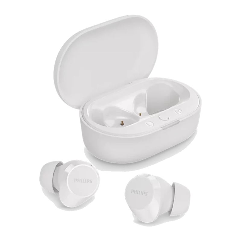 Philips TAT1209WT TWS Bluetooth 5.3 18h IPX4 Écouteurs sans fil