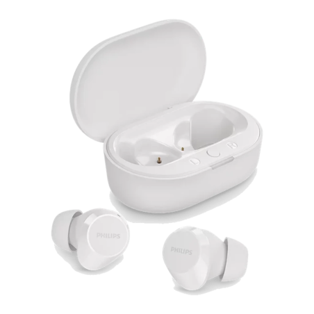 Philips TAT1209WT TWS Bluetooth 5.3 18h IPX4 Écouteurs sans fil