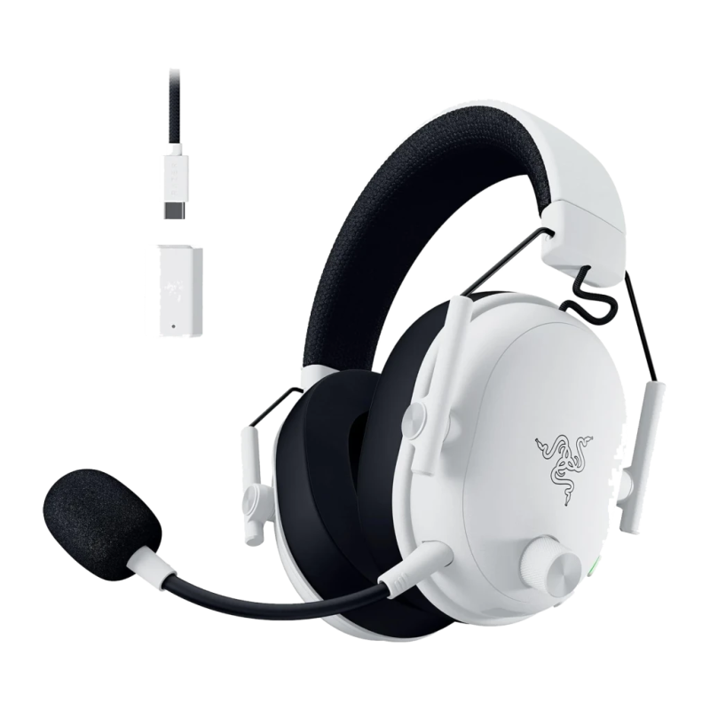 Razer BlackShark V3 Blanc Arceau 70h Casque gaming sans fil