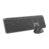 Logitech Signature Slim Combo MK950 Noir à ciseaux rétroéclairé Bluetooth + 2,4GHz Clavier et souris