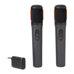 Microphone JBL PartyBox Wireless Mic Noir (Pack-2) Sans Fil 2,4 GHz