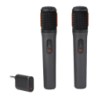 Microphone JBL PartyBox Wireless Mic Noir (Pack-2) Sans Fil 2,4 GHz