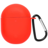 Housse en Silicone avec Mousqueton pour Xiaomi Redmi Buds 3 Pro / POCO Buds Pro Rouge