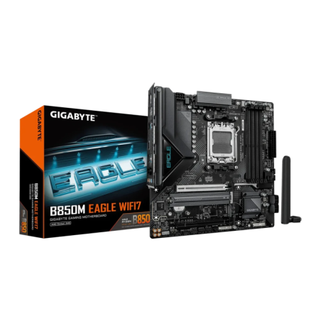 Gigabyte B850M Eagle WiFi7 AM5 B850 DDR5 mATX 2,5G Ethernet 2 emplacements M.2 Carte mère