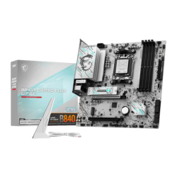 MSI B840M Gaming Plus WiFi 6E AMD B840 AM5 DDR5 mATX 2,5G Ethernet 2 emplacements M.2 Carte mère