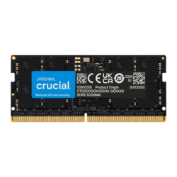 Crucial CT16G56C46S5 DDR5 16GB 1x16GB 5600MHz CL46 SO-DIMM Mémoire RAM