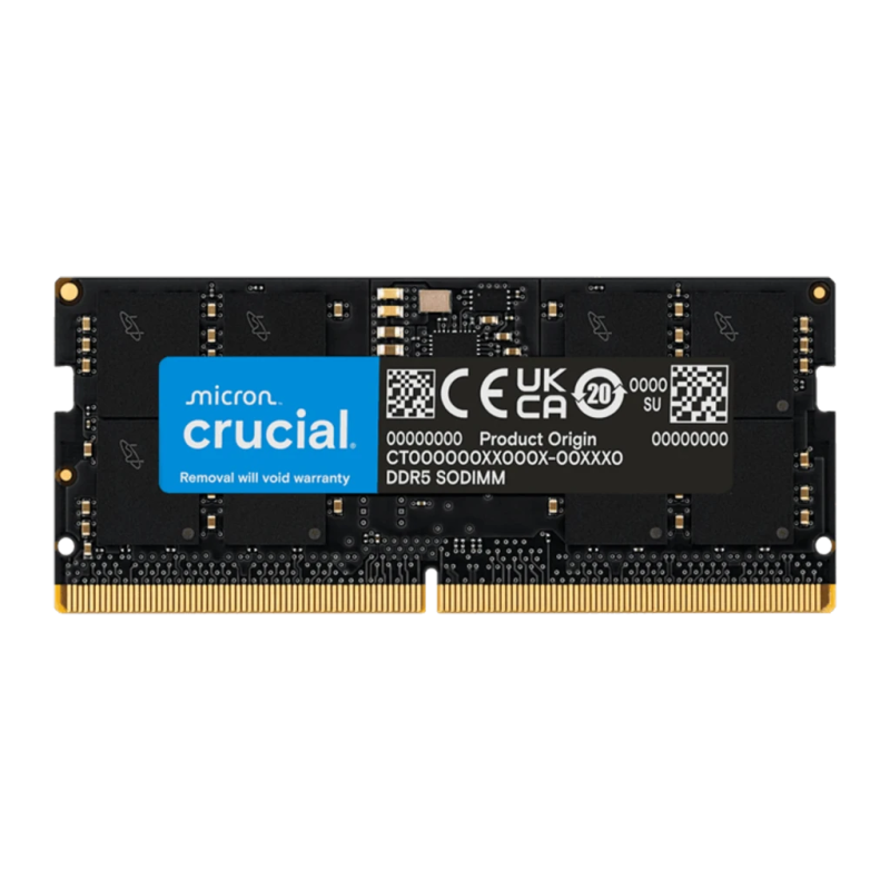Crucial CT16G56C46S5 DDR5 16GB 1x16GB 5600MHz CL46 SO-DIMM Mémoire RAM
