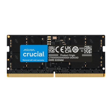 Crucial CT16G56C46S5 DDR5 16GB 1x16GB 5600MHz CL46 SO-DIMM Mémoire RAM