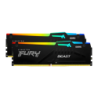 Kingston Fury Beast RGB DDR5 6000MHz 64GB (2x32GB) CL36 DIMM Mémoire RAM