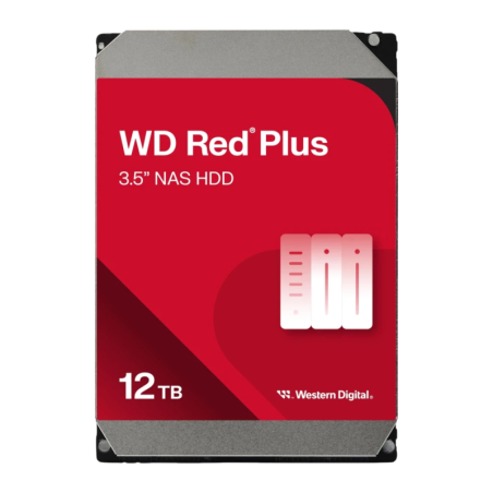 WD Red Plus WD120EFGX 12TB SATA 3,5 pouces 7200rpm Disque dur