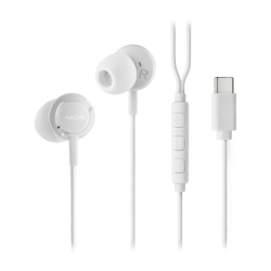 NGS Cross Step USB-C Blanc In-Ear avec micro Écouteurs