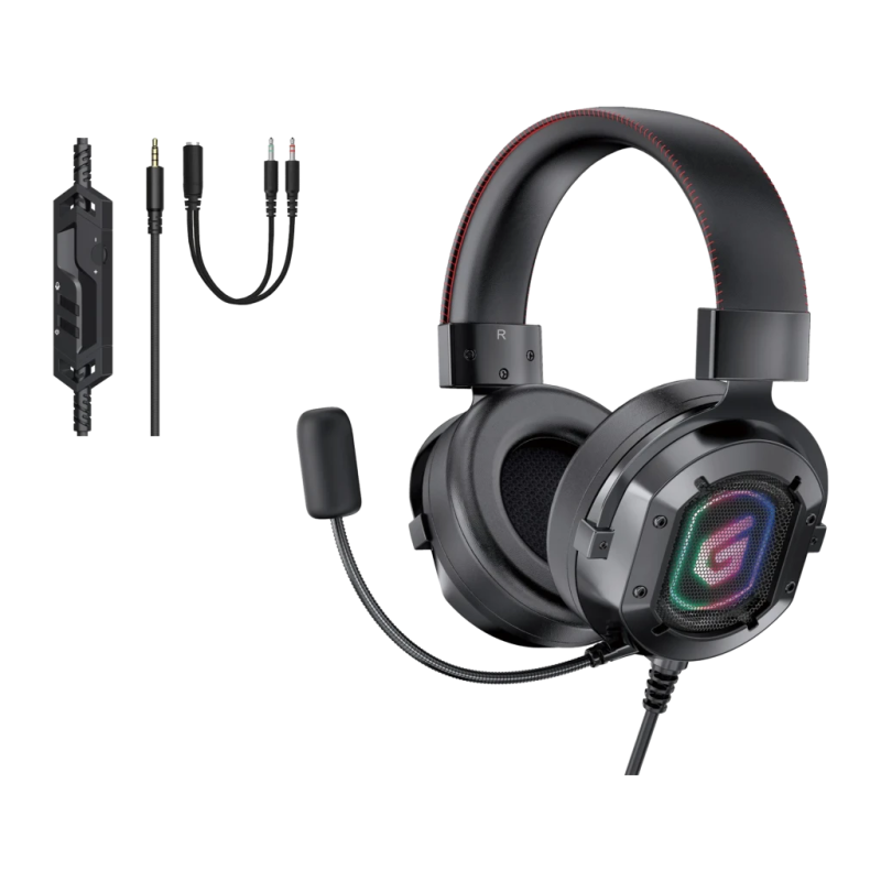 Conceptronic ATHAN03B PC/PS5/Xbox Arceau avec micro Casque gaming