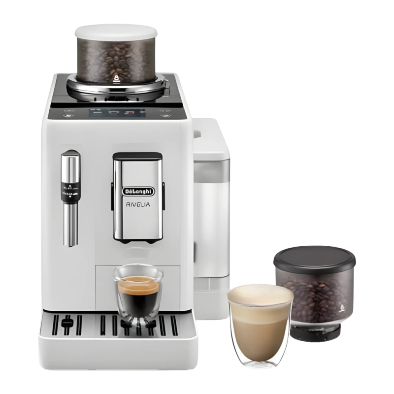 De'Longhi Rivelia EXAM440.35B Broyeur Conique 1450W 19 bars buse vapeur Machine à café super automatique