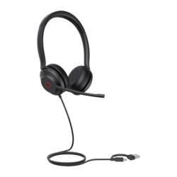Yealink UH35 Teams Mono USB-C/A Arceau avec micro Casque