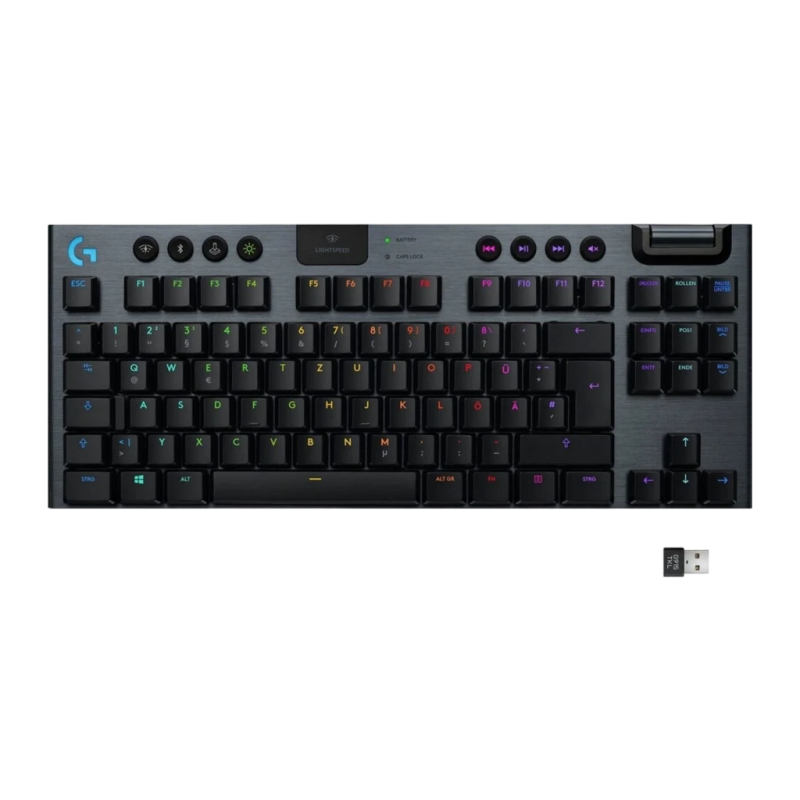 Logitech G915 TKL LIGHTSPEED GL Tactile switch RGB Clavier gaming mécanique sans fil