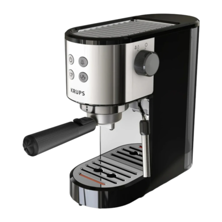 Krups Virtuoso Essential XP441810 Buse vapeur 15bar 1,1L 1350W mousseur à lait Machine à café express
