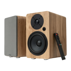 Vulkkano A5 Arc MKII Marron 100W HDMI ARC optique Bluetooth 5.0 Enceintes actives