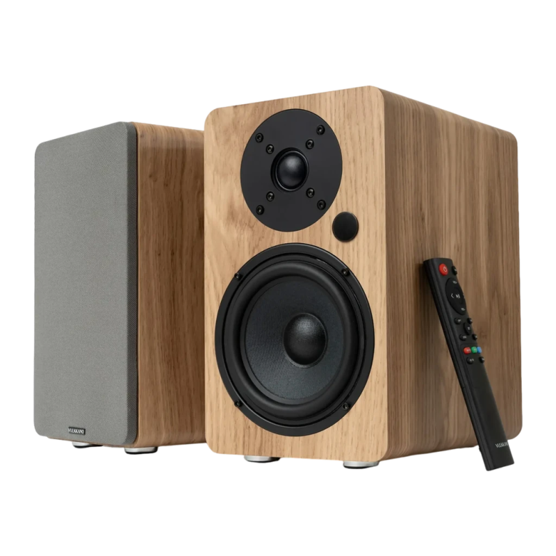 Vulkkano A5 Arc MKII Marron 100W HDMI ARC optique Bluetooth 5.0 Enceintes actives