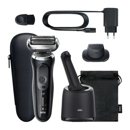 Braun Series 7 71-N7200cc 360° Flex AutoSense sec et humide 50 min Rasoir électrique