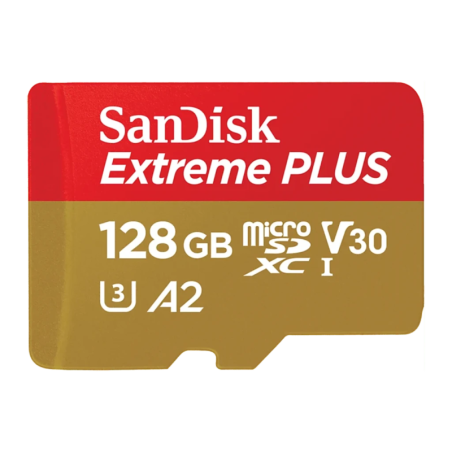 SanDisk Extreme 128GB 190MB/s V30 A2 U3 Carte microSD