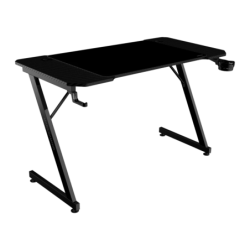 Mars Gaming MGD-X120 Fibre de carbone 120x60cm 100kg gestion des câbles support pour casque Bureau gaming