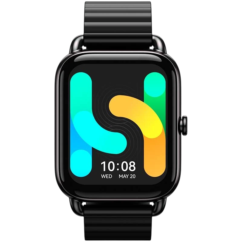 Haylou RS4 Plus Noir 1,78 pouces AMOLED 28 jours +105 sports IP68 Smartwatch