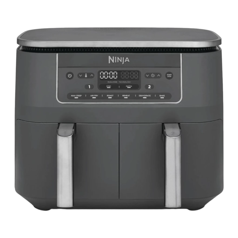 Ninja Dual Zone DZ300EU Double Panier 7,6L 2400W 6 Programmes écran tactile Friteuse à air