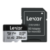 Lexar Professional Plus 256GB Argent 205MB/s U3 V30 Carte microSD