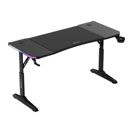 Huzaro Hero 3.6 Fibre de Carbone LED RGB 140×60cm 100kg Bureau gaming