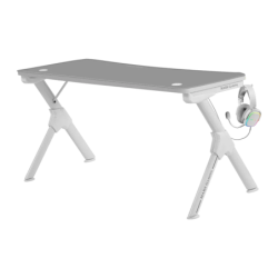 Mars Gaming MGD140 Fibre de carbone 140x60cm gestion des câbles support pour casque avec tapis de souris Bureau gaming