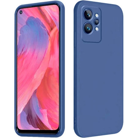 Coque Realme GT 2 Pro Square Liquid Premium Bleu