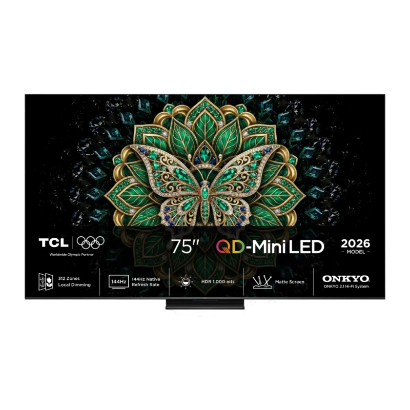 TCL 75C6K Pro 75 pouces 4K QD-Mini LED 144Hz Dolby Vision HDR10+ Google TV