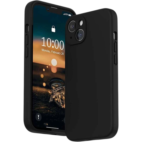 Coque iPhone 13 Square Liquid Premium Noir