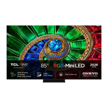 TCL 85RM7L 85 pouces 4K Mini LED 144Hz Dolby Vision HDR10+ Google TV
