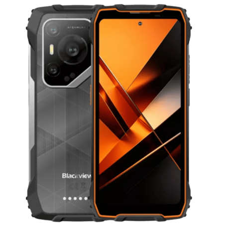 Blackview BL7000 Pro 5G 8GB/256GB Orange Rugged avec vision nocturne IP68/IP69K 6,78 pouces IPS 120Hz 50MP 33W NFC