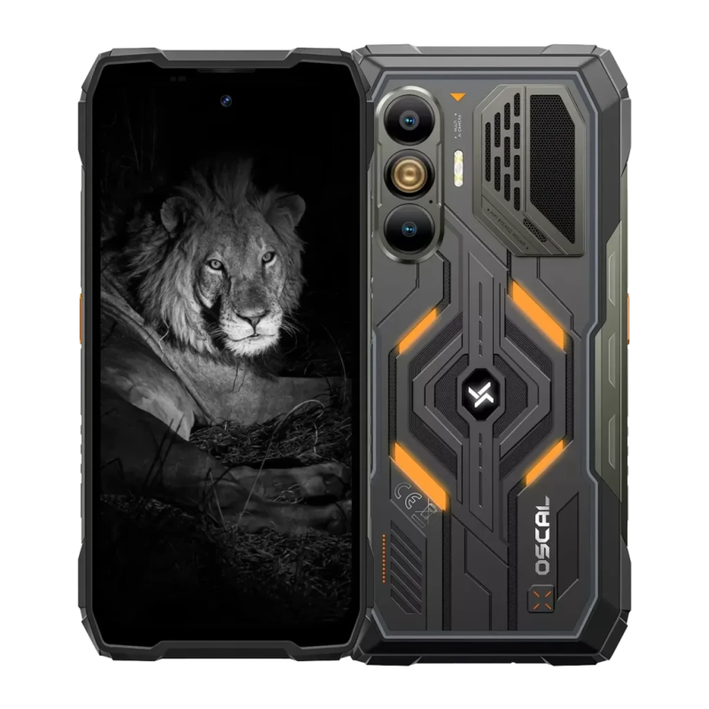 Oscal Pilot 8 12GB/256GB Rugged avec caméra thermique IP68/IP69K 6,83 pouces AMOLED 120Hz 108MP 10000mAh 55W NFC