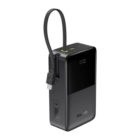 Baseus EnerFill FC51 Bipow 2 Pro avec câble intégré 30000mAh 22,5W USB-C Power Bank