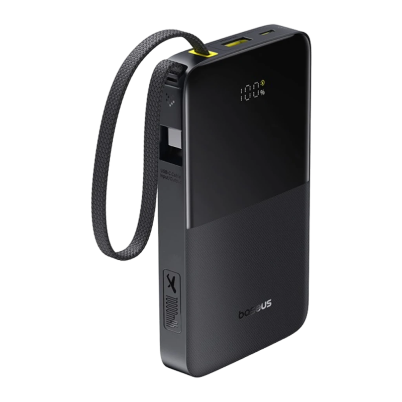 Baseus EnerFill FC51 Bipow 2 Pro avec câble intégré 10000mAh 22,5W USB-C Power Bank
