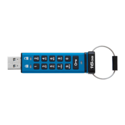 Kingston IronKey Keypad 200 16GB USB 3.2 Gen 1 145MB/s Clé mémoire